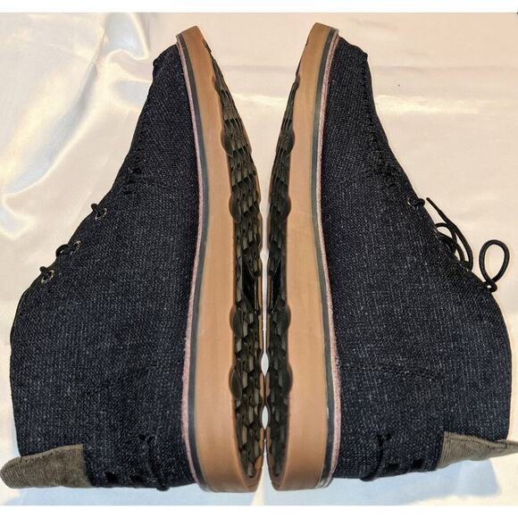 Toms Men's Chukka Boots Black Canvas Lace Up10012511 Size 13M - Picture 5 of 9